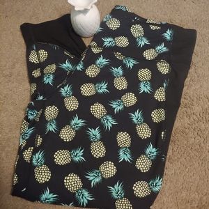 Pineapple work out leggings